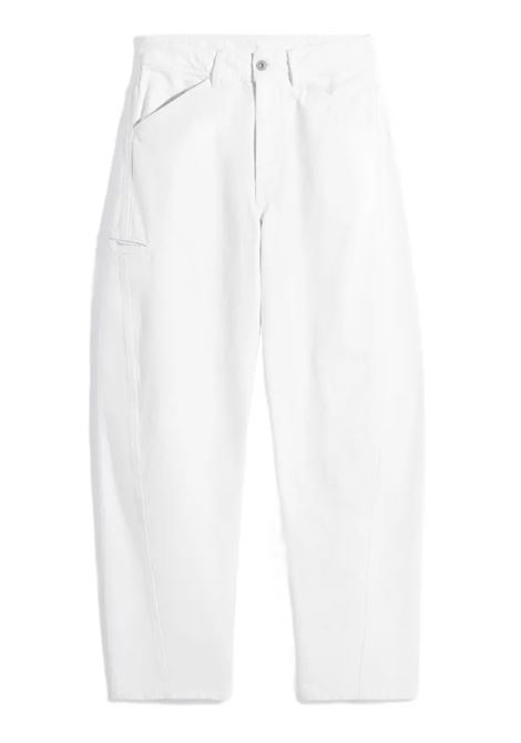 pantaloni twisted workerwear unisex  bianchi LEMAIRE | PA1102 LD1070WH086